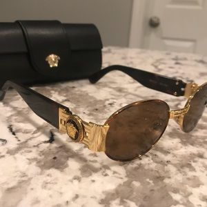 Rare Vintage Gianni Versace Sunglasses & Case
